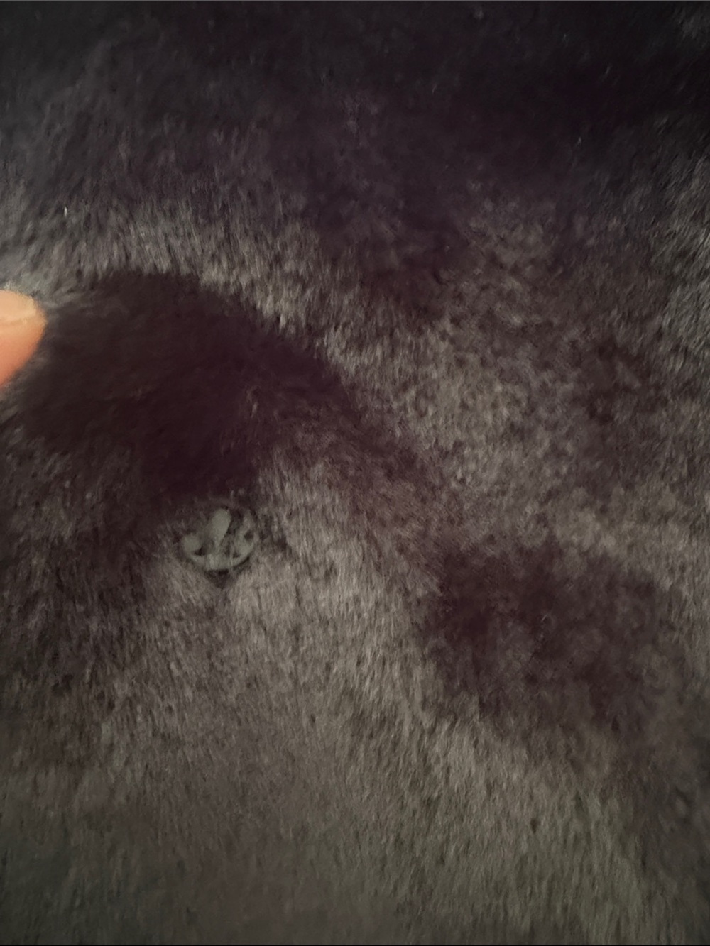 lululemon athletica Plush Faux Fur Jacket in Charcoal Black - Picture 5 of 5